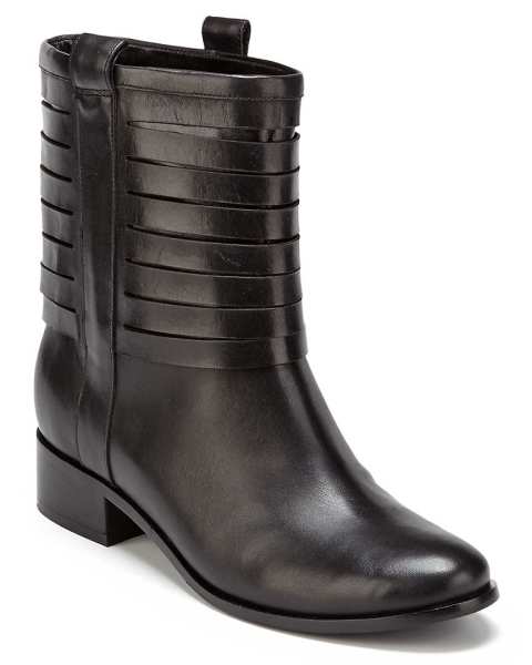 Cole Haan "Halle" Leather Ankle Boot on Rue La La for $149.90